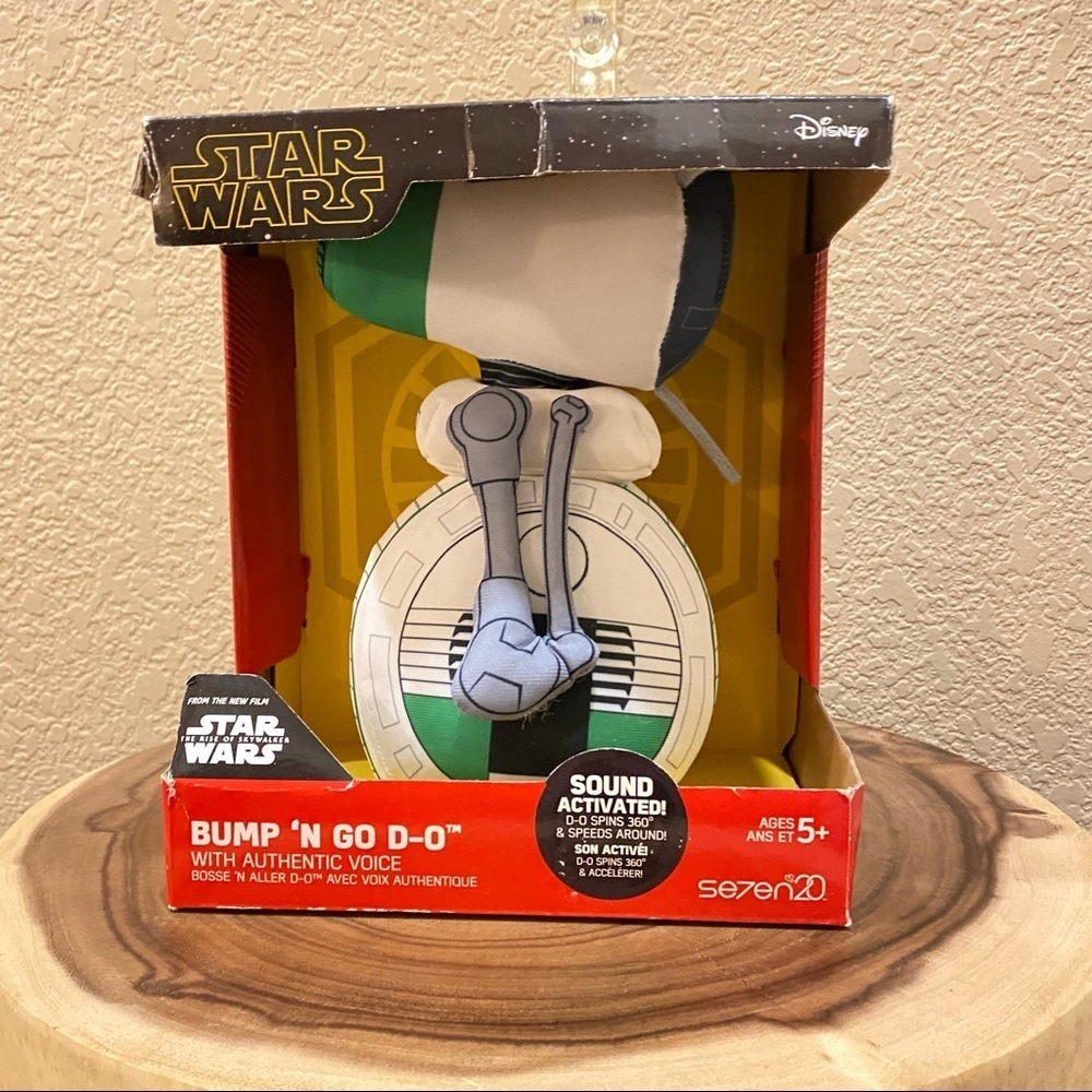 Star Wars Bump 'n Go D-o Sound Activated Action Plush 9 Inch‎ Toy